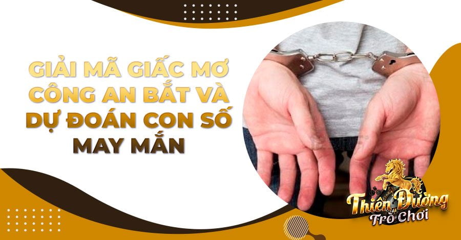 Giải mã giấc mơ công an bắt và dự đoán con số may mắn